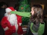 Christmas Party- Mary has a mean right hook :)